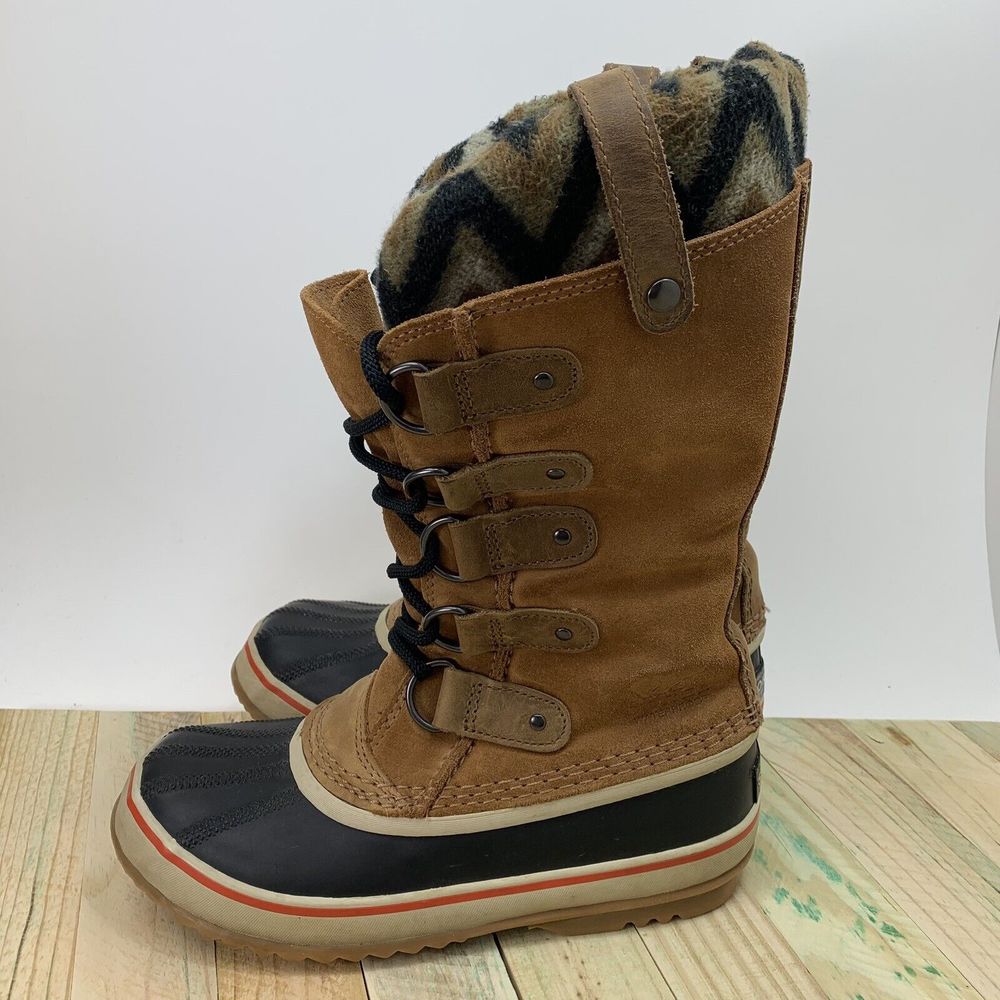 Sorel Joan of Arctic Boots Womens Sz 6 Knit Winter Waterproof Snow NL2142-286 - Picture 10 of 16